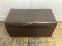 UPHOLSTERED BENCH  WITH STORAGE