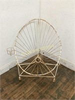 ROUND BACK METAL PATIO CHAIR
