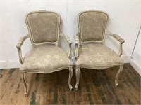 2 MATCHING PARLOR CHAIRS