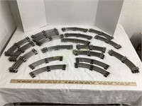 34 PIECES OF O GAGE TURN TRACK