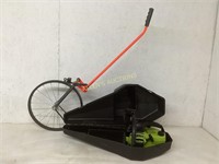 CHAINSAW WITH CASE AND MEASURING WHEEL