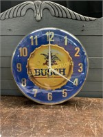 BUSCH BEER WALL CLOCK