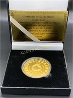 GOLD COIN 99.9% 24 K GOLD