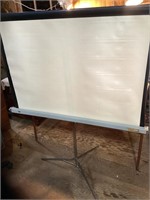 Vintage projection screen
