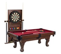 W4501 Billiards 90 Ball  Claw Leg Pool Table Set