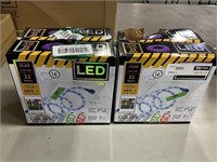 1 Lot: (4) LED Rope Light Kit 16’ RGB Color 22