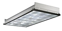 Lithonia Lighting 2 ft. x 4 ft. 3-Light Silver