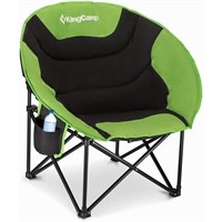 E7556  KingCamp Moon Saucer Chair Green