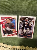 2 Tom Brady Cards