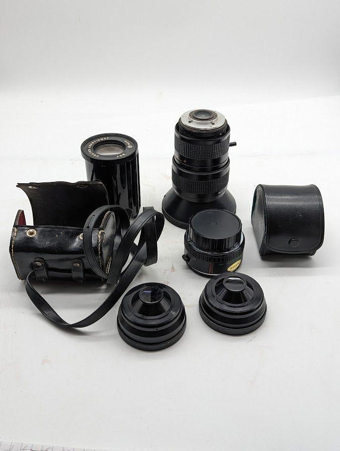 Lot Of 4 35mm Camera Lenses