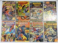 (8) SPIDER-MAN COMIC LOT - #1 GIANT-SIZE