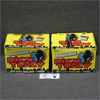 (2) Boxes of Unopened Packs Of Dick Tracy Cards