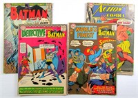 (4) DC Comics Action Comics, World's Finest,