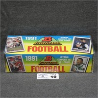 Sealed 1991 Bowman Football Cards Complete Set