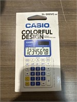 CASIO SL300SV Solar Calculator Blue
