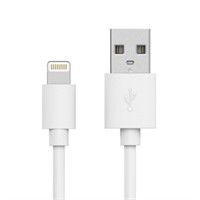 Just Wireless 6ft Lightning to USB-A Cable - White