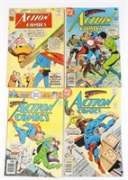(4) DC ACTION COMICS - SUPERMANS