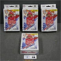 (4) Sealed Topps Baseball 67 Cards Boxes