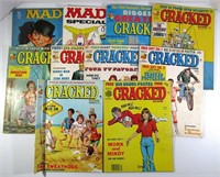 (9) MAD / CRACKED MAGAZINE 1970s LOT