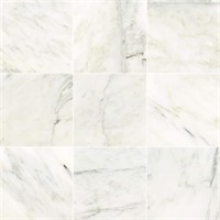Greecian White 12x12in Honed Marble Tile