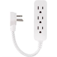 Philips 3-Outlet Surge Protector  1 Ft. Cord