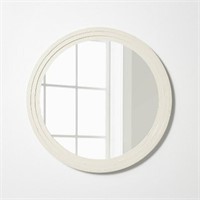 28 Plaster Circle Mirror - Threshold McGee