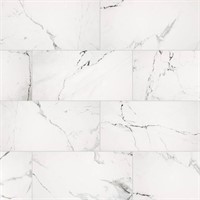 Carrara Porcelain Stone Tile 12x24in. 16sq.Ft