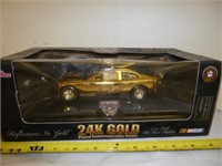 NASCAR 50th Anniv 24k Gold Die Cast Model