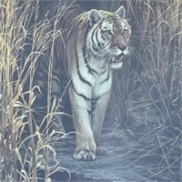 Robert Bateman Print "Tiger" Framed