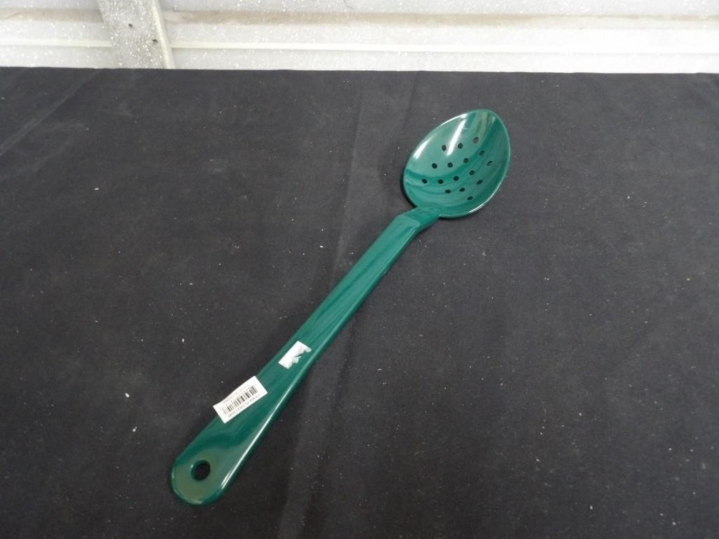BID X 5: NEW 11" Perforated serving Spoon Polycar