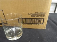 NEW BOX OF 35 OLD FASHION 7.75oz GLASSES