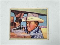 1949 BOWMAN WILD WEST H-13 REX ALLEN CARD