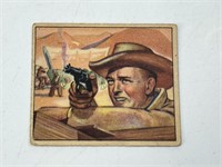 1949 BOWMAN WILD WEST H-6 JAMES MILLICAN CARD