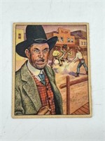1949 BOWMAN WILD WEST H-7 ANDY CLYDE CARD