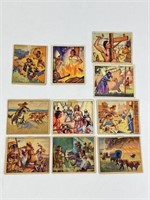 10) 1949 BOWMAN WILD WEST CARDS
