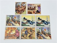 8) 1950 BOWMAN WILD MAN CARDS