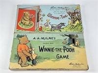 2) PARKER BROTHERS WINNIE THE POOH BOARD GAMES