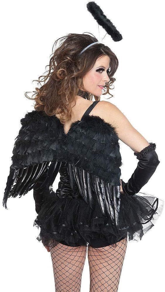 Black Feather Angel Wings - Adult/Teens