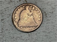1848 half dime (or 53? update)
