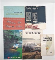 Lot of 7 Vehicle Owner Manuals