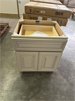 MADISON WHITE DESK VANITY 24" BASE