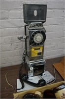 1950's chrome MTS payphone-no receiver