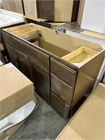 54" X 21" X 34" VANITY CABINET - NO TOP