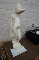 ceramic nude statue, 24" tall