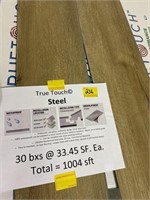 1004 SFT "STEEL" WATERPROOF FLOORING BY