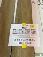 836 SFT "STEEL" WATERPROOF FLOORING BY