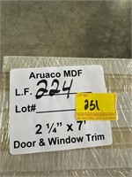 224 LFT 2 1/4" X 7' DOOR & WINDOW TRIM