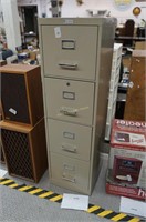 4-drawer metal filing cabinet-letter size-no key