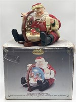 Gold Label Animated Santa With Snowglobe