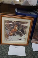 Robert Bateman print-red fox, unsigned